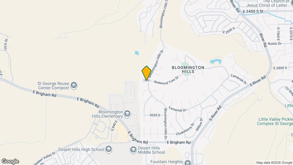 2904 Bloomington Hills Dr Map and Location Details
