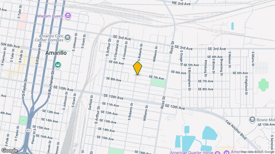 711 S Roberts St Map and Location Details