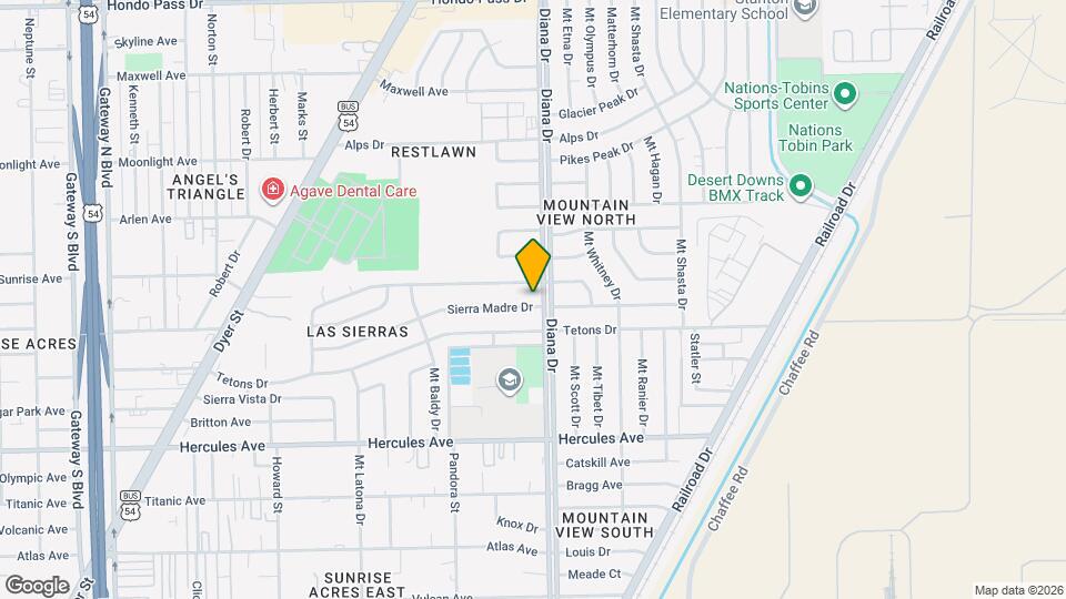 4945 Sierra Madre Dr Map and Location Details
