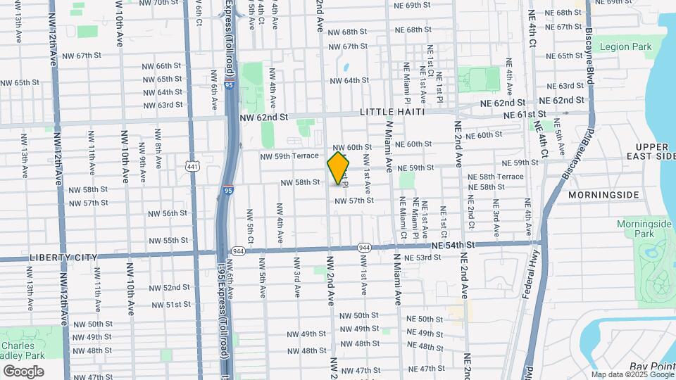 184 NW 58th St Map and Location Details