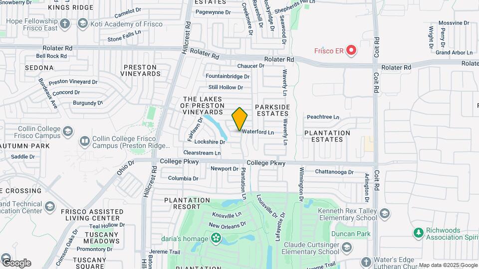 11443 Waterford Ln Map and Location Details