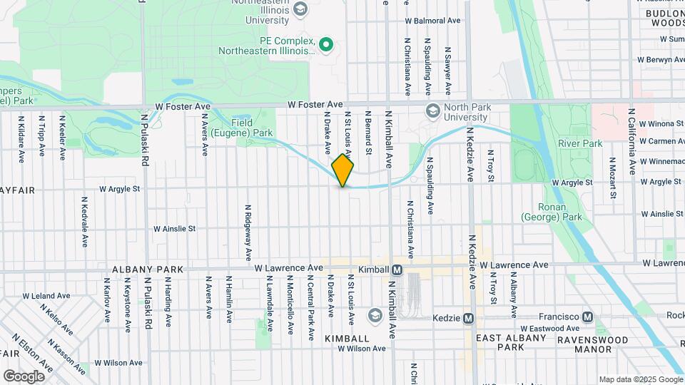 4952 N Saint Louis Ave Mapa y Detalles de la Ubicación