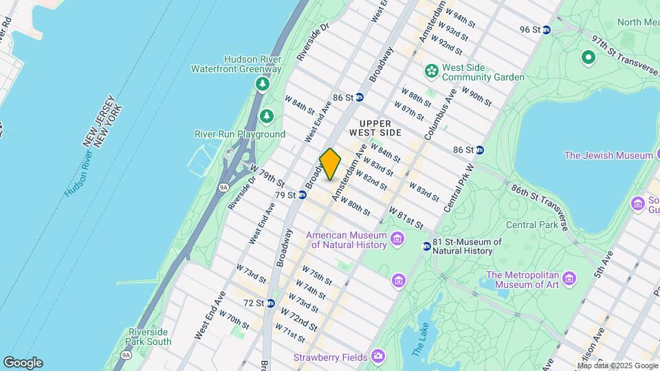 205 W 80th St Mapa y Detalles de la Ubicación