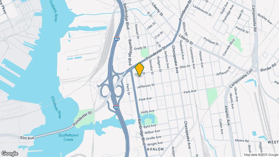 1217 Hull St Map and Location Details