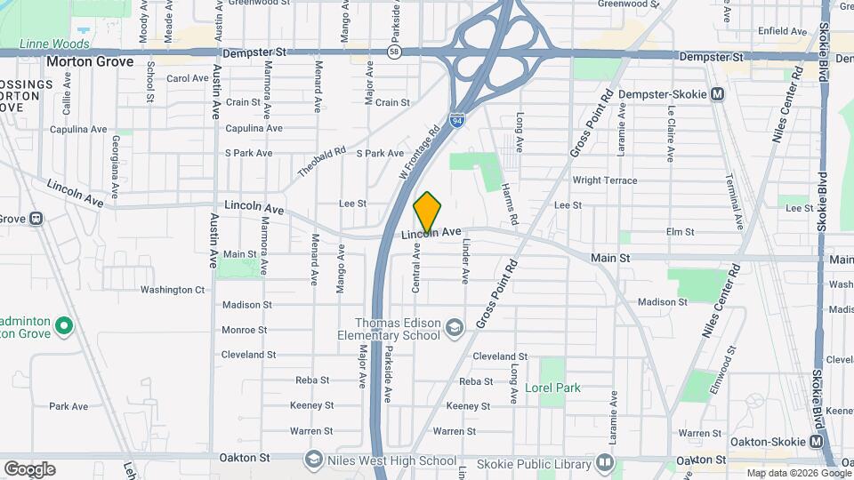 5533 Lincoln Ave Map and Location Details