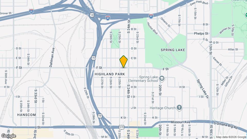 2415 F St Map and Location Details