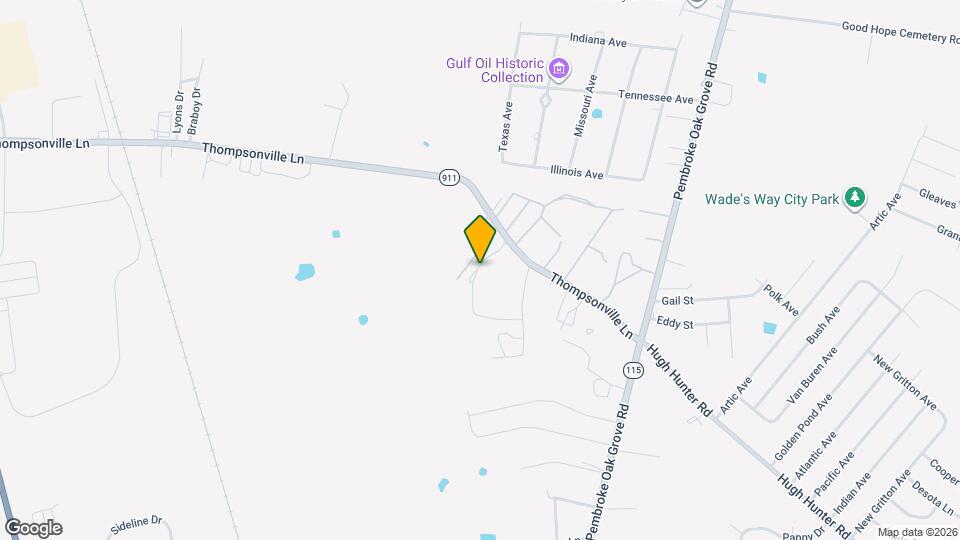 134 Zackary St Map and Location Details