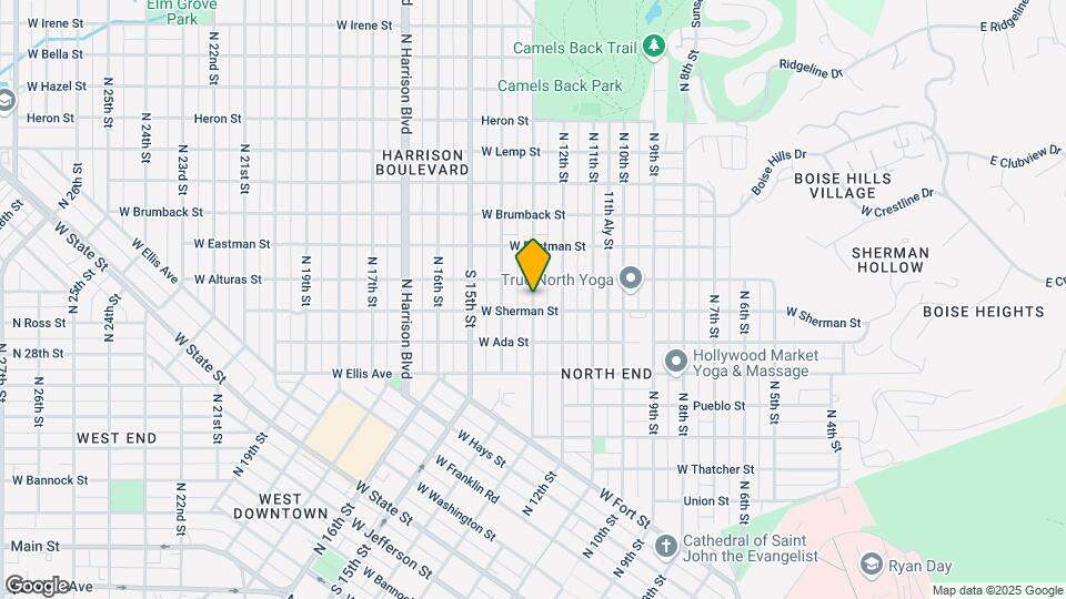 1409 N 13th St Map and Location Details
