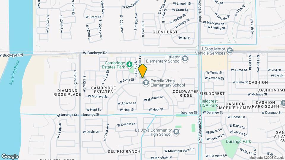1414 S 118th Dr Map and Location Details