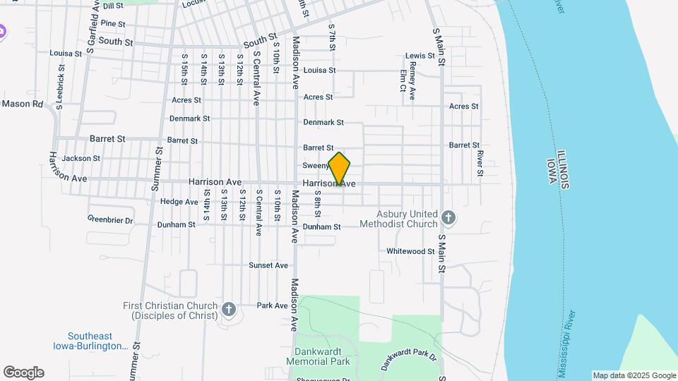 701 Harrison Ave Map and Location Details