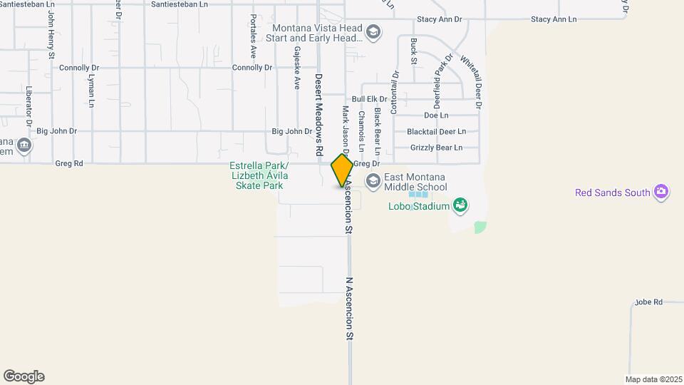 3491 N Ascencion St Map and Location Details