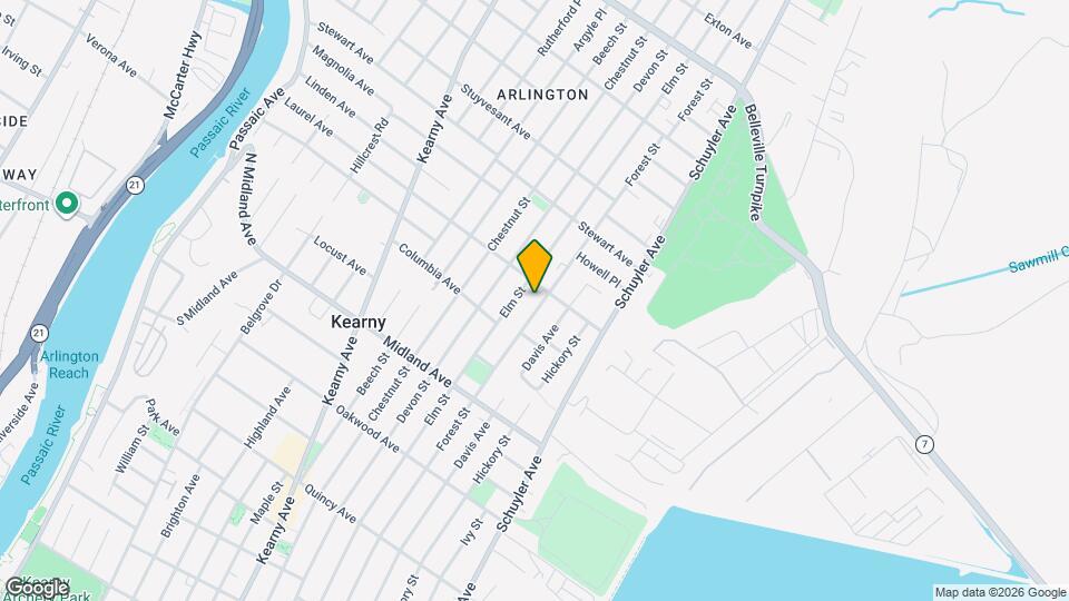 541 Forest St Map and Location Details