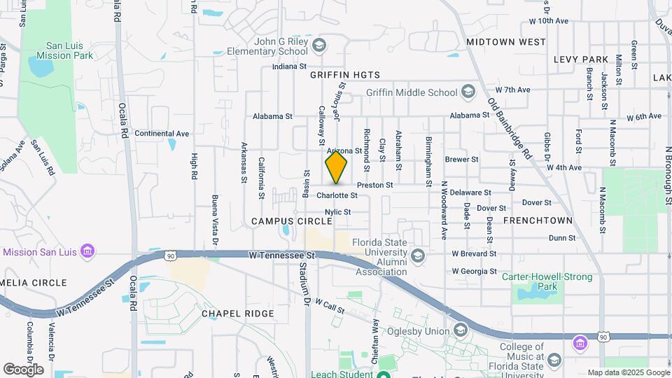1330 Charlotte St Map and Location Details