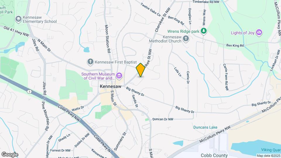 2883 Boone Dr Map and Location Details