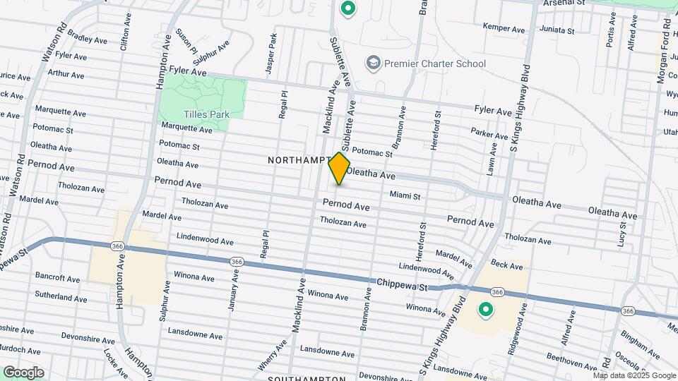 5322 Miami St Map and Location Details