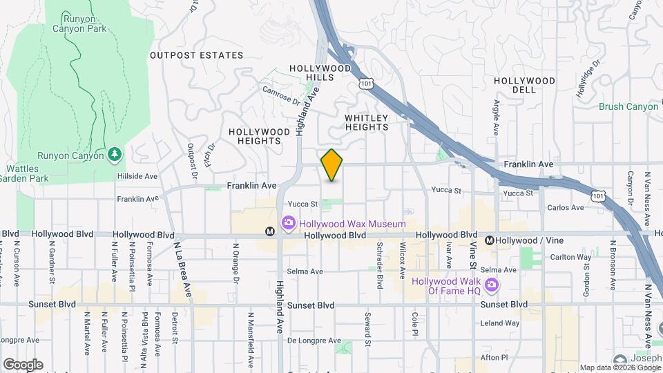 Las Palmas Gardens Mapa y Detalles de la Ubicación
