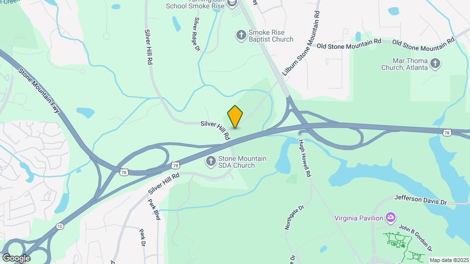 1383 Lilburn Stone Mountain Rd Map and Location Details