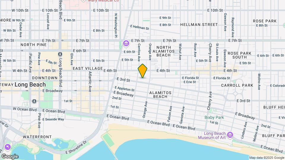 1129-1131 E 3rd St Map and Location Details