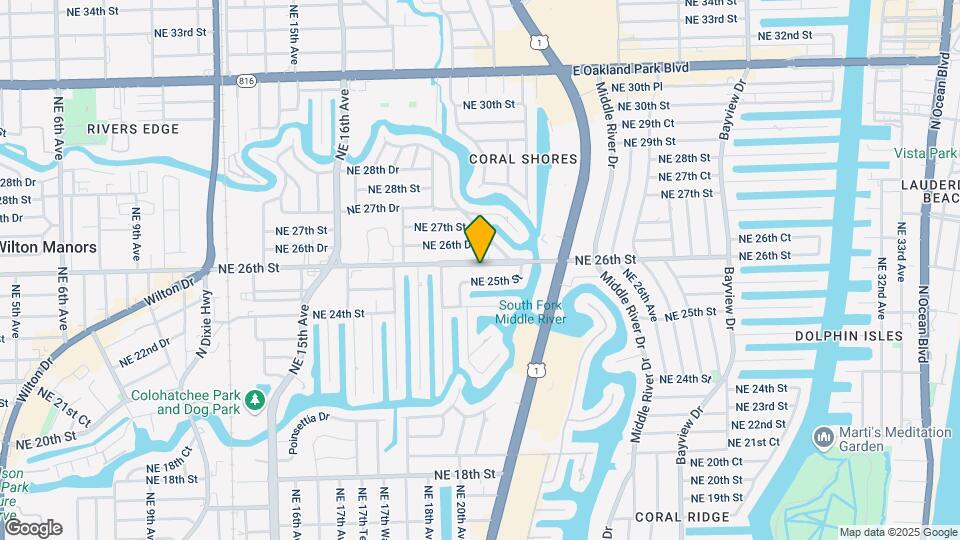 2024 NE 26th St-Unit -Unit 3 Map and Location Details