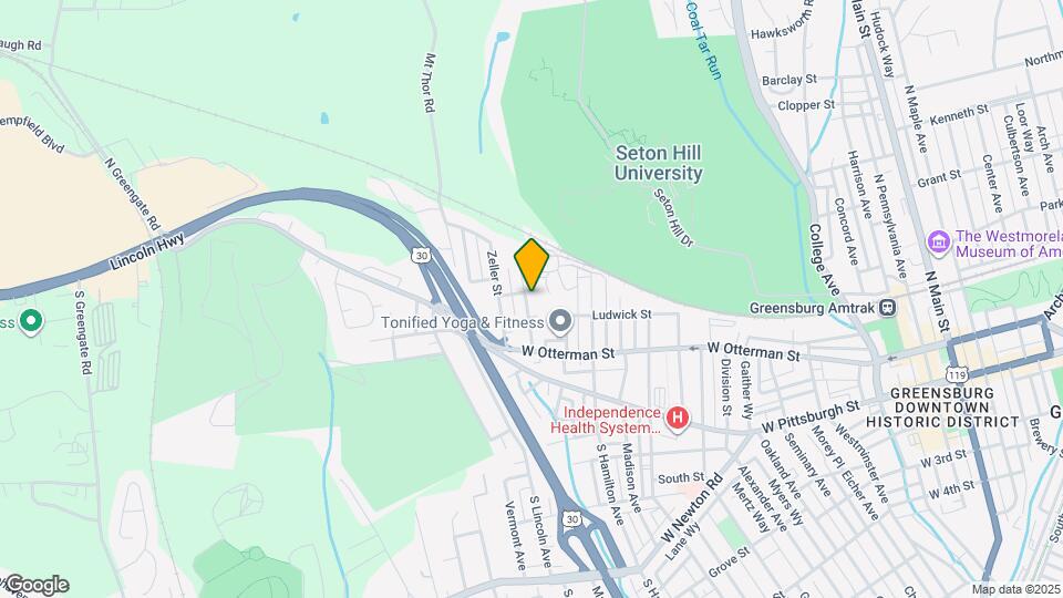 217 N Lincoln Ave Map and Location Details