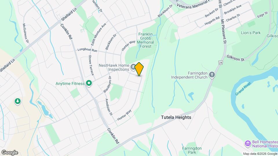 110 Hunter Way Map and Location Details