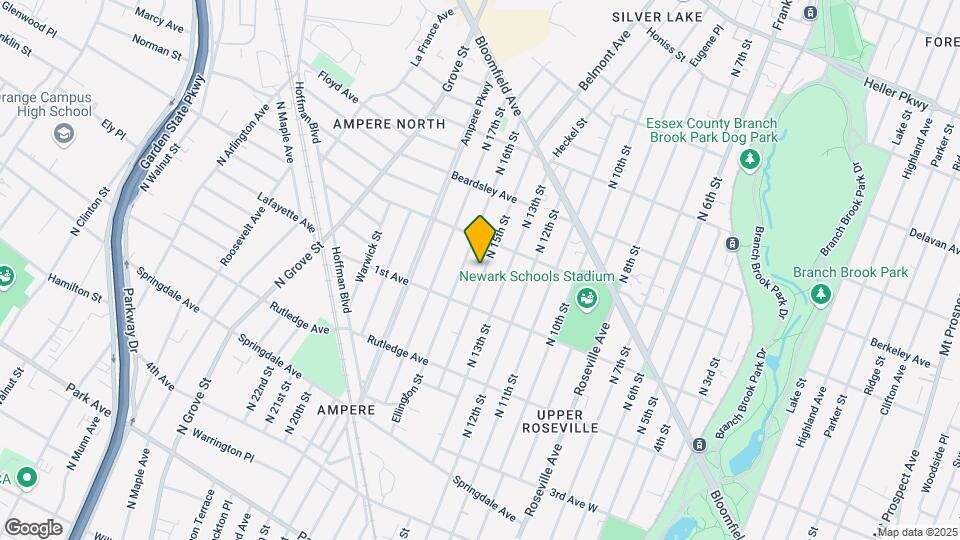 149 N 15th St Map and Location Details