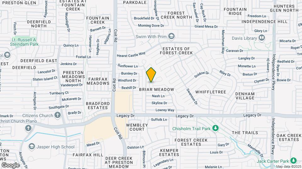 7309 Alandale Dr Map and Location Details