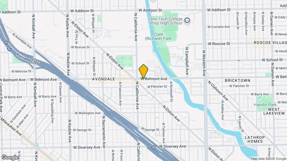 2741 W Belmont Ave, Unit Garden Unit Map and Location Details