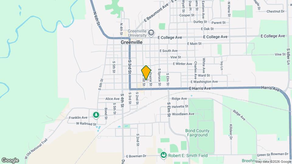 101 E Washington Ave Map and Location Details