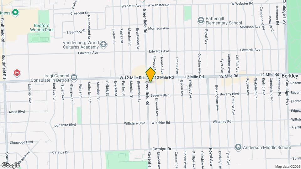 3324 Greenfield Rd Map and Location Details