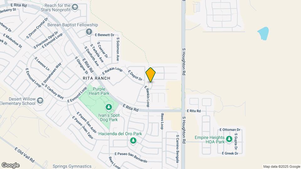 8032 S Sunrise Meadow Dr Map and Location Details