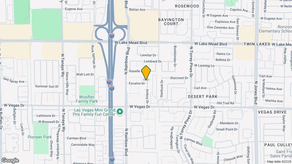 6600 Escalon Dr Map and Location Details