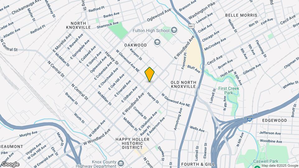 602 W Glenwood Ave NE Map and Location Details