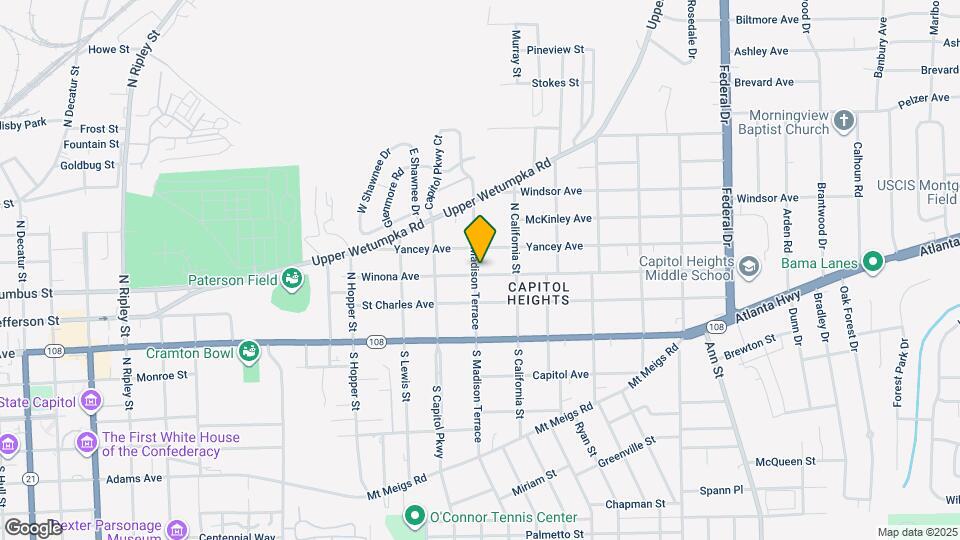 1801 Winona Ave Map and Location Details