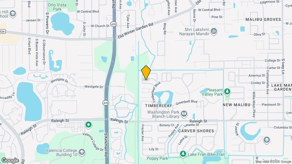 5443 Cedar Ln Mapa y Detalles de la Ubicación