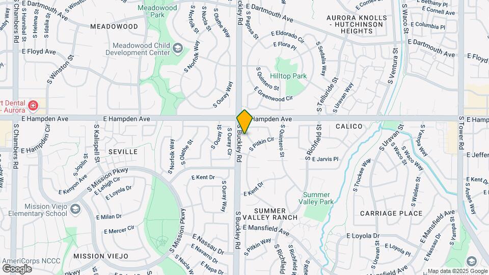 16943 E Ithaca Cir Mapa y Detalles de la Ubicación