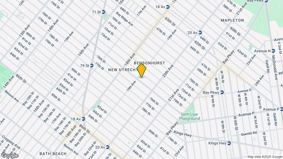 1913 Bay Ridge Pky Mapa y Detalles de la Ubicación