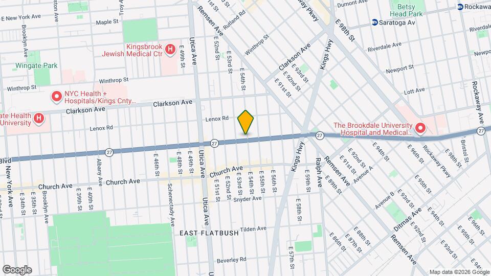 839 Linden Blvd Map and Location Details