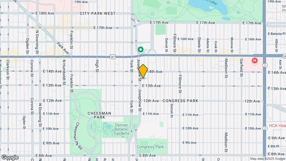 1330 Josephine Street Map and Location Details