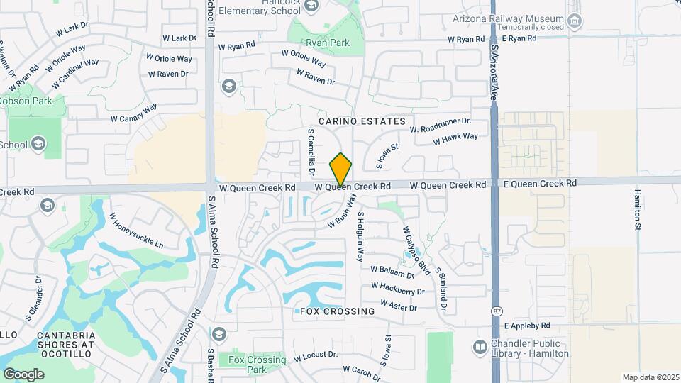 705 W Queen Creek Rd, Unit 2134 Mapa y Detalles de la Ubicación
