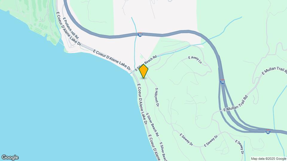 1835 S Silver Beach Rd Map and Location Details