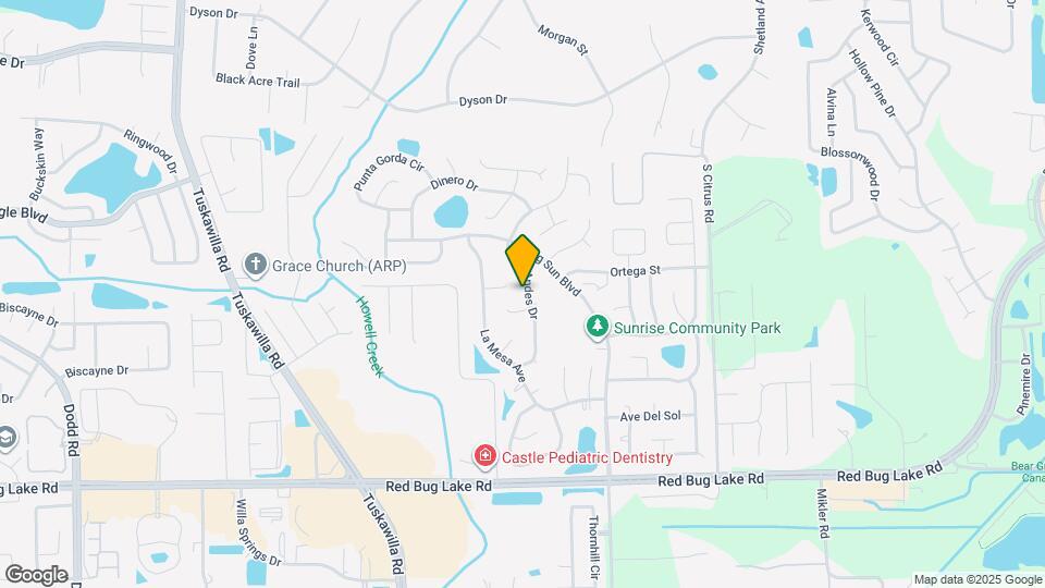 1288 Andes Dr Map and Location Details