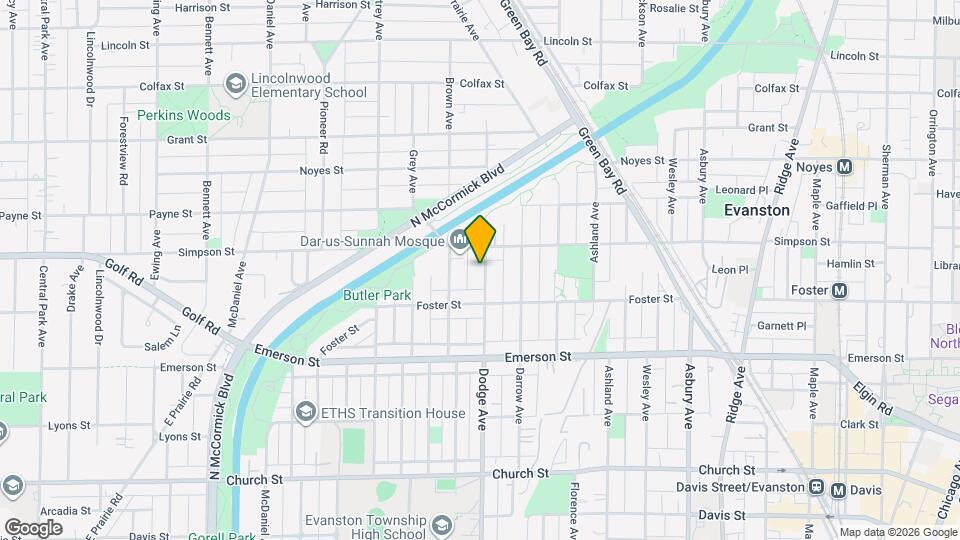 2030 Dodge Ave, Unit 2 Map and Location Details