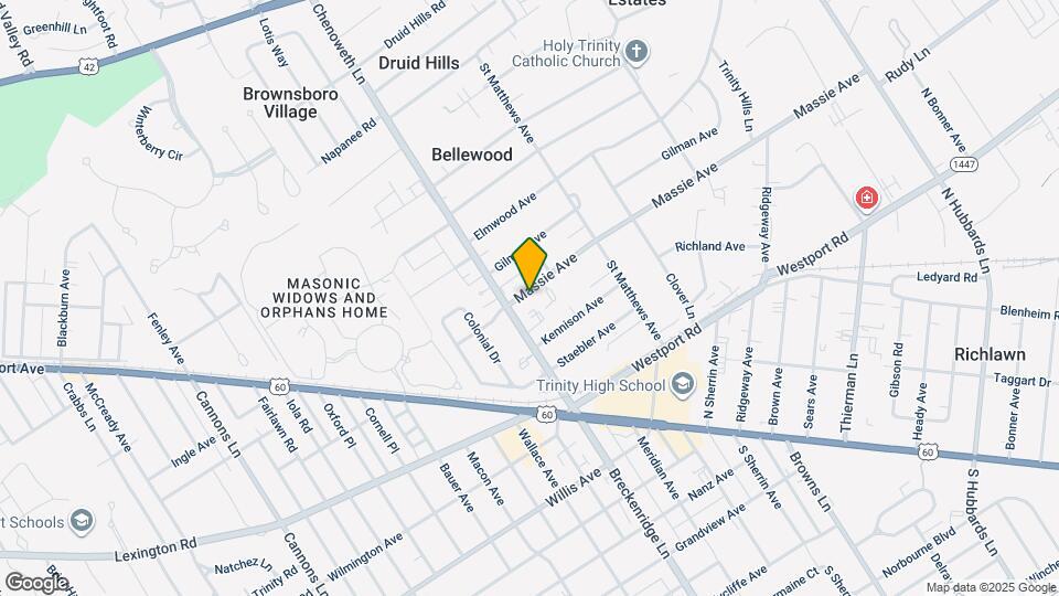 3912 Massie Ave Map and Location Details