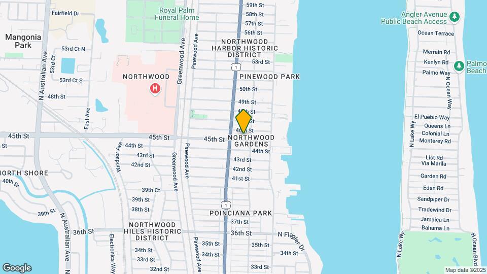 513 45th St, Unit WC50 Map and Location Details