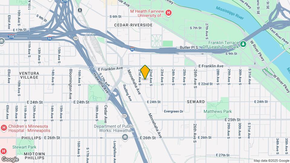 2116 22nd Ave S Map and Location Details