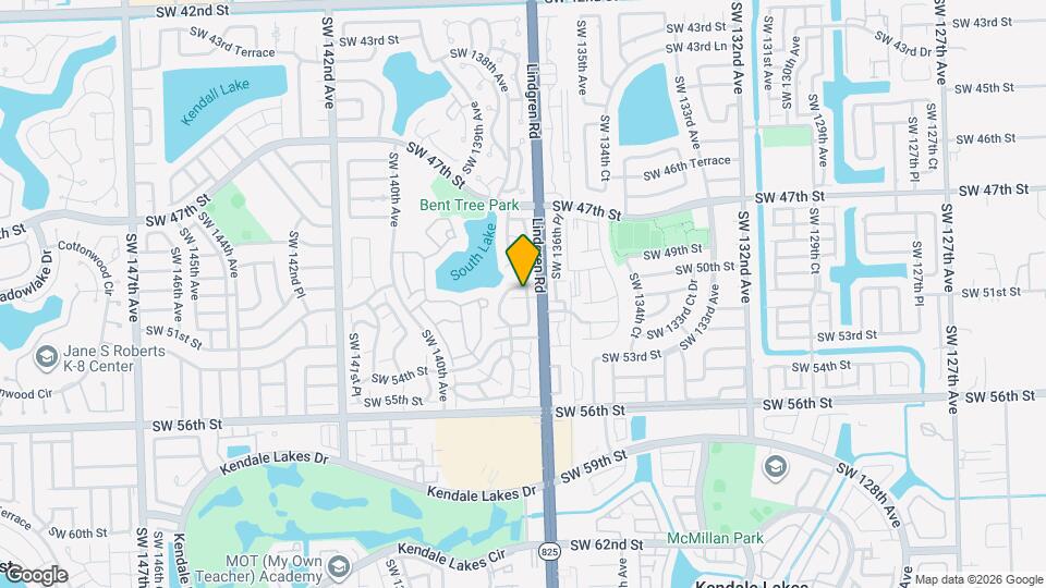 13707 SW 51st Terrace Map and Location Details