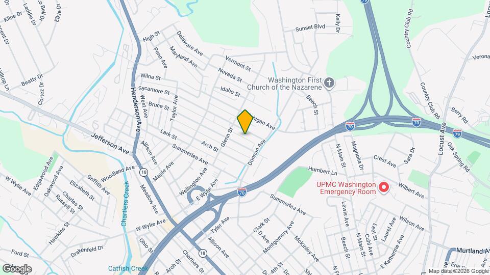 933 Sycamore St Map and Location Details