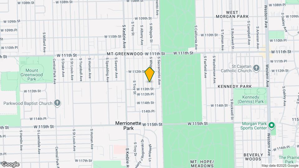 11242 S Whipple St Map and Location Details