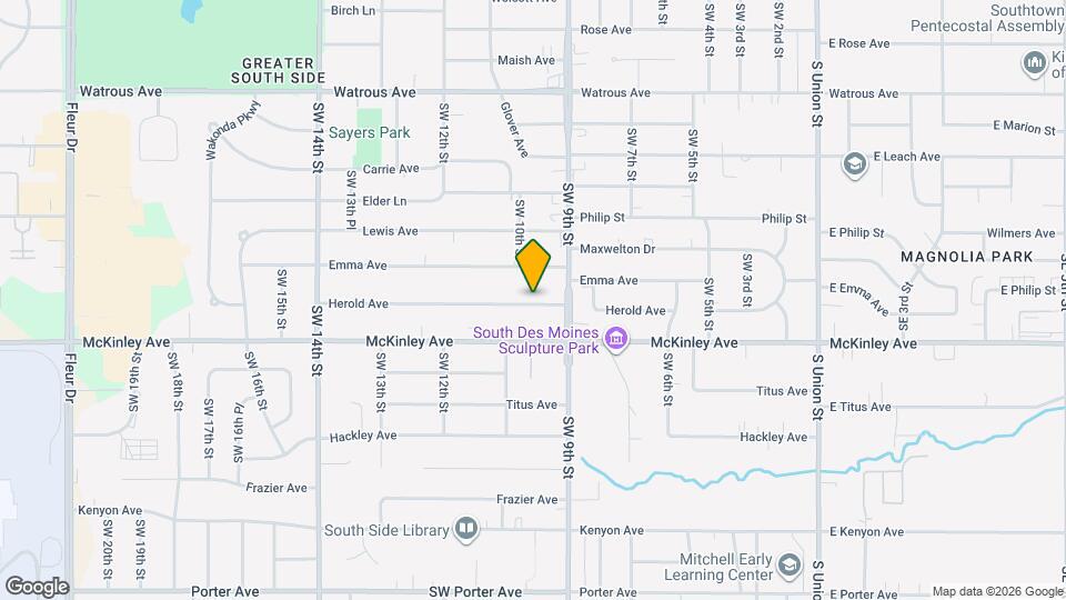 927 Herold Ave Map and Location Details